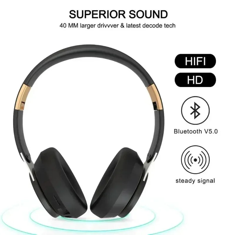 RLOVS 9D Bass Wireless Headphones | Hybrid Technology, Sports