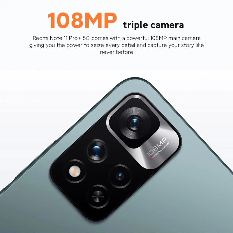 Xiaomi Redmi Note 11 Pro+ 5G | 6GB RAM, 128GB, 108MP Camera, 2400x1080