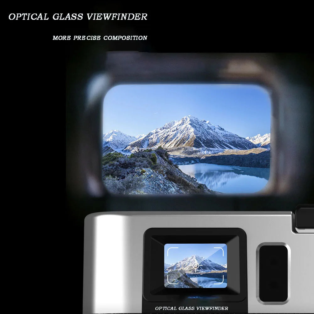 Erilles 48MP HD Digital Camera | Viewfinder, CCD, Stabilization