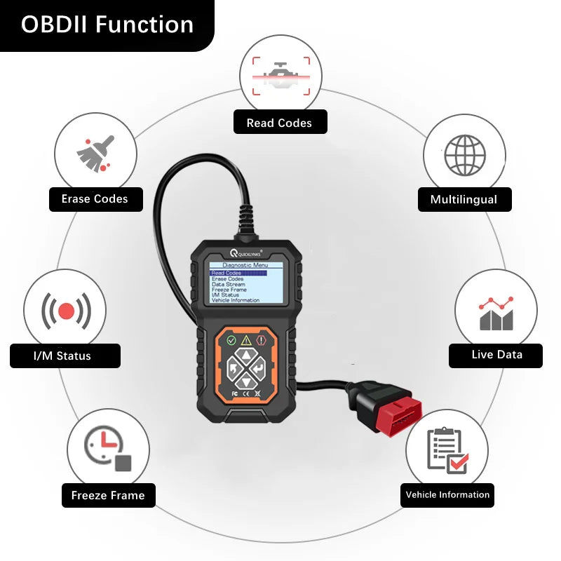 Professional Code Reader Scanner | OBD2, Diagnostic Tool