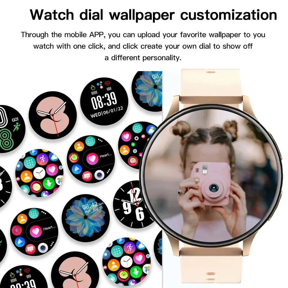 SACOSDING Bluetooth Call Ladies Smart Watch | Fitness Tracker, Answer Calls