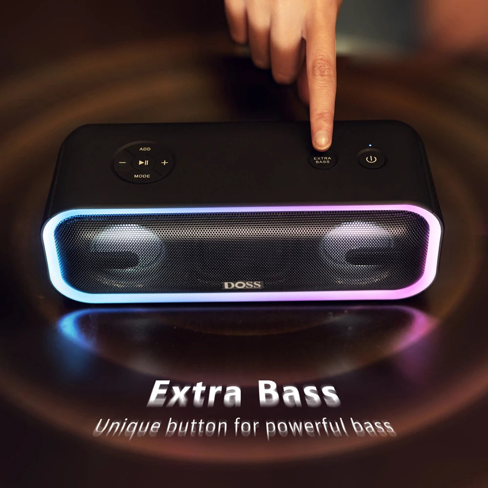 24W Wireless Bluetooth Speaker | Deep Bass, Waterproof, AUX/Bluetooth, 2-Channel, Battery