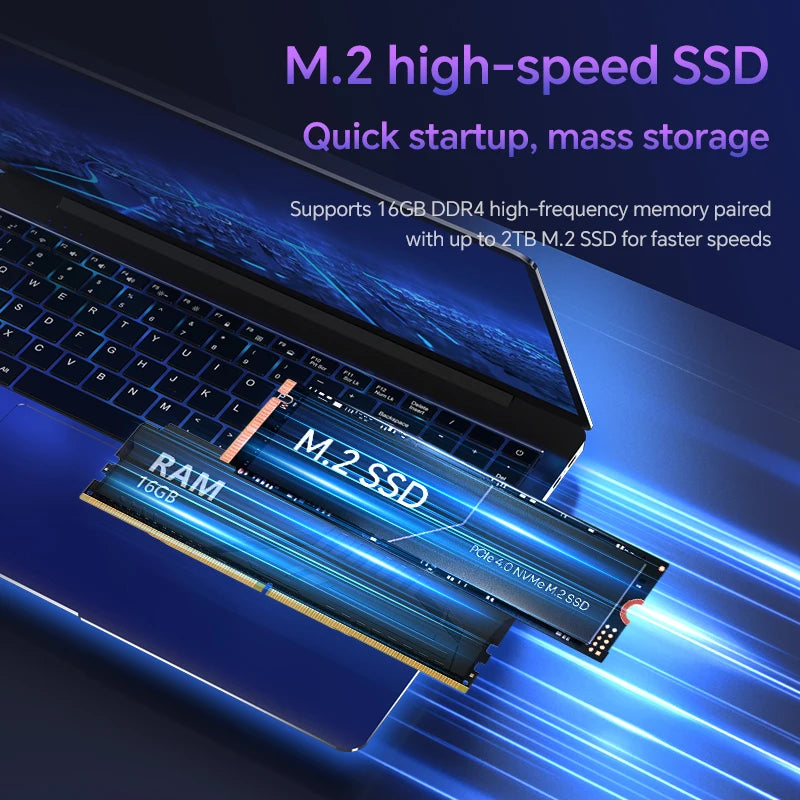 Byone Gaming Laptop | Intel Core i7, 16GB RAM, 512GB/1TB SSD, 15.6 inch, Ultrathin Metal, Windows 11