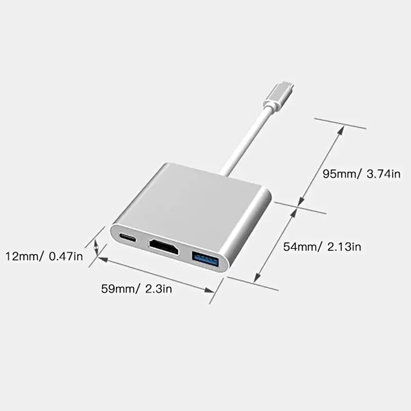 USB-C Hub Docking Station - Multi-Port Type-C Adapter