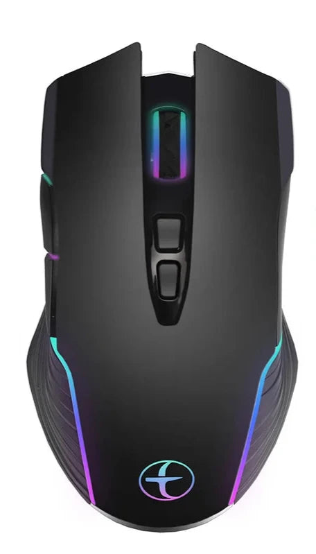 Adjustable Wireless Optical Mouse | 2.4GHz, 1600 DPI, 8 Buttons, Rechargeable