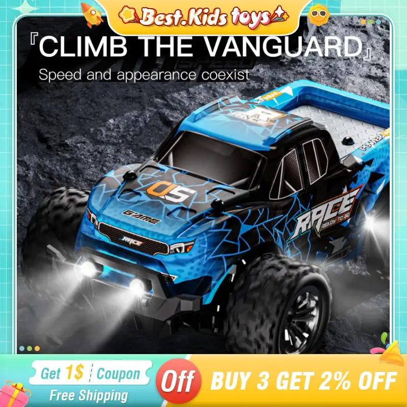 4WD Toy Remote Control Car | Lithium Battery, 30m Range, Metal