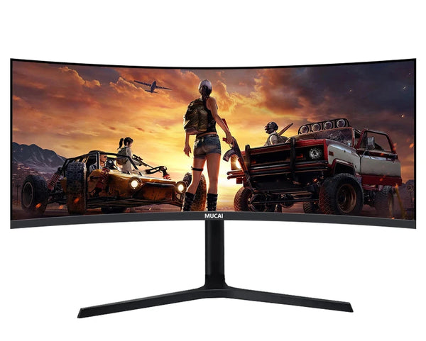 MUCAI 34 Inch Gaming Monitor | 144Hz, WQHD 3440x1440, Curved 1500R
