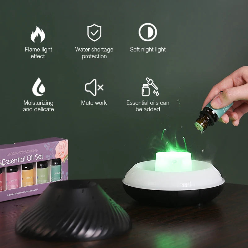 USB Portable Air Humidifier | Mini, Desktop, LED Light