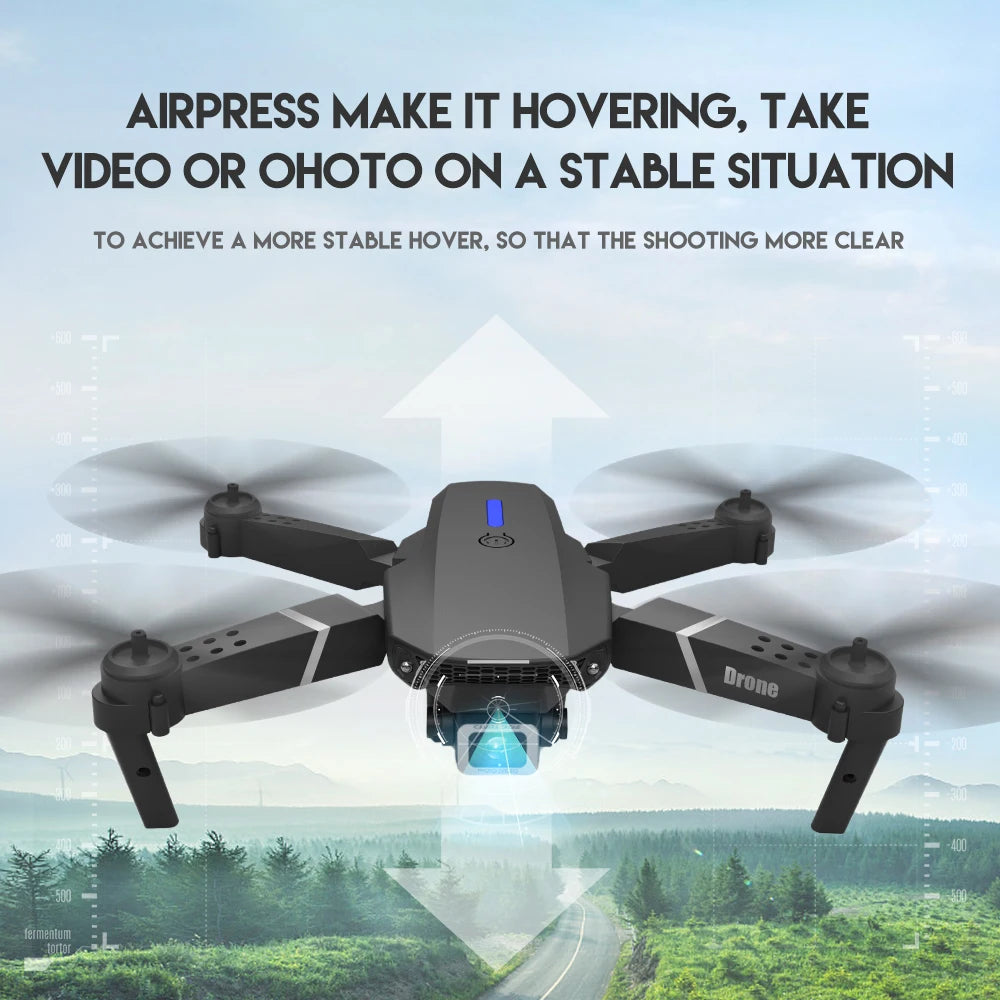 RC Drone 4K Professional | 1080P Wide Angle Camera, GPS