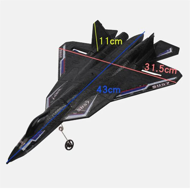 SU-57 RC Foam Aircraft | 2.4G Radio Control, Durable Foam