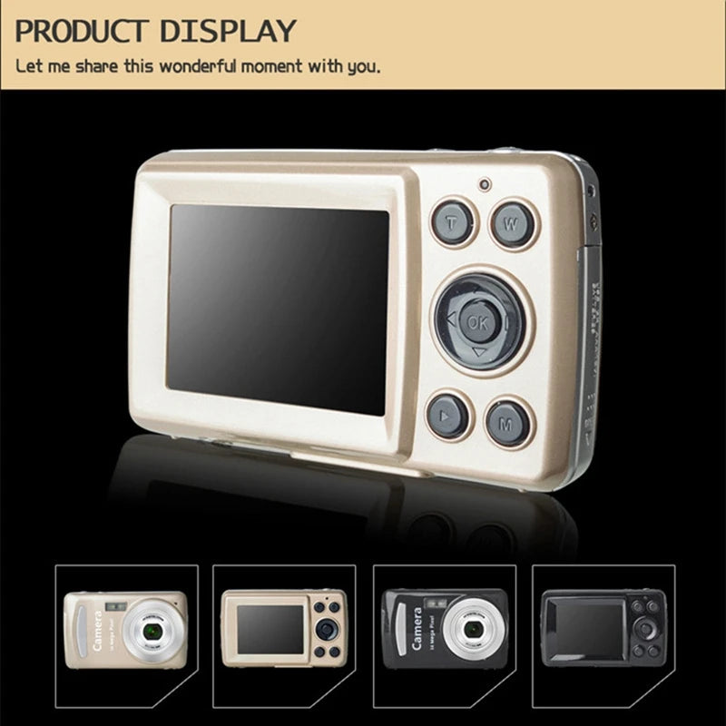 Portable Digital Camera | 1080P, Waterproof, Shockproof, CCD