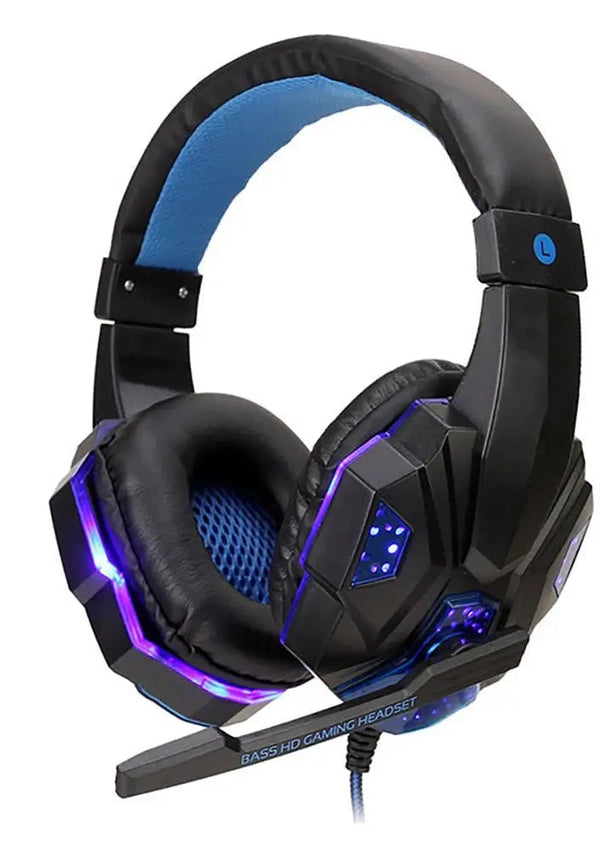 LED Wired Gaming Headphones | Active Noise Cancellation, Dual Drivers