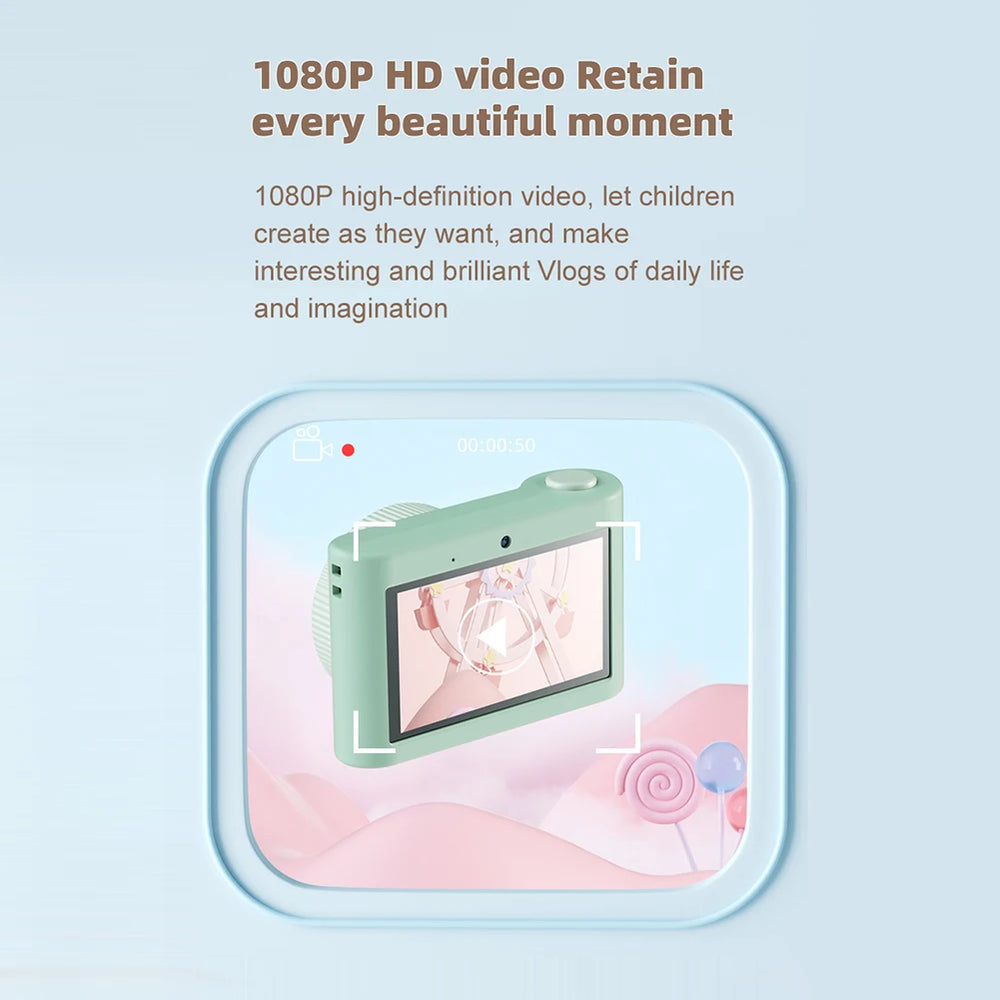 48MP Children's Digital Camera | HD Touch Screen, CMOS