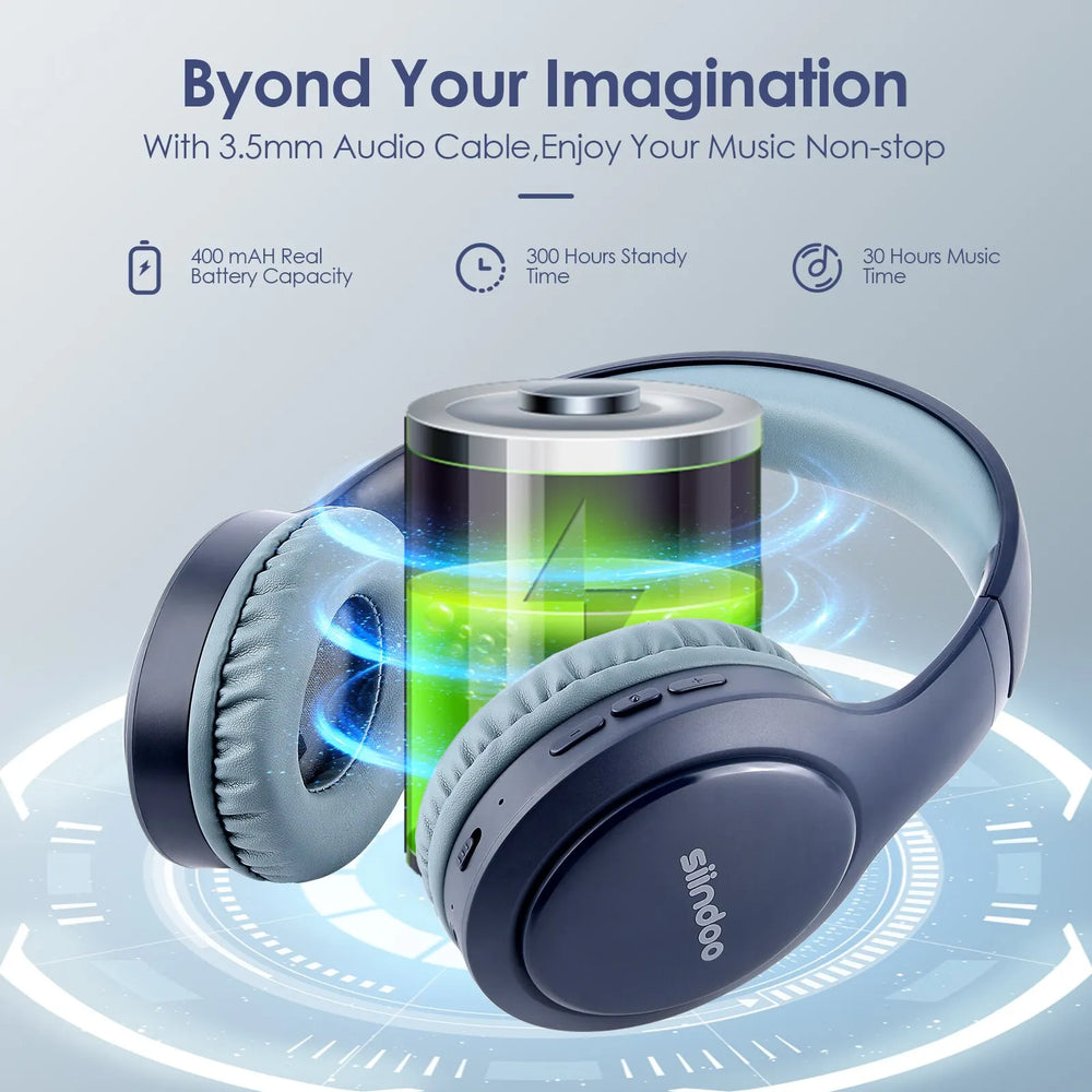 Bluetooth 5.0 Foldable Headphones | Balanced Armature, Mic