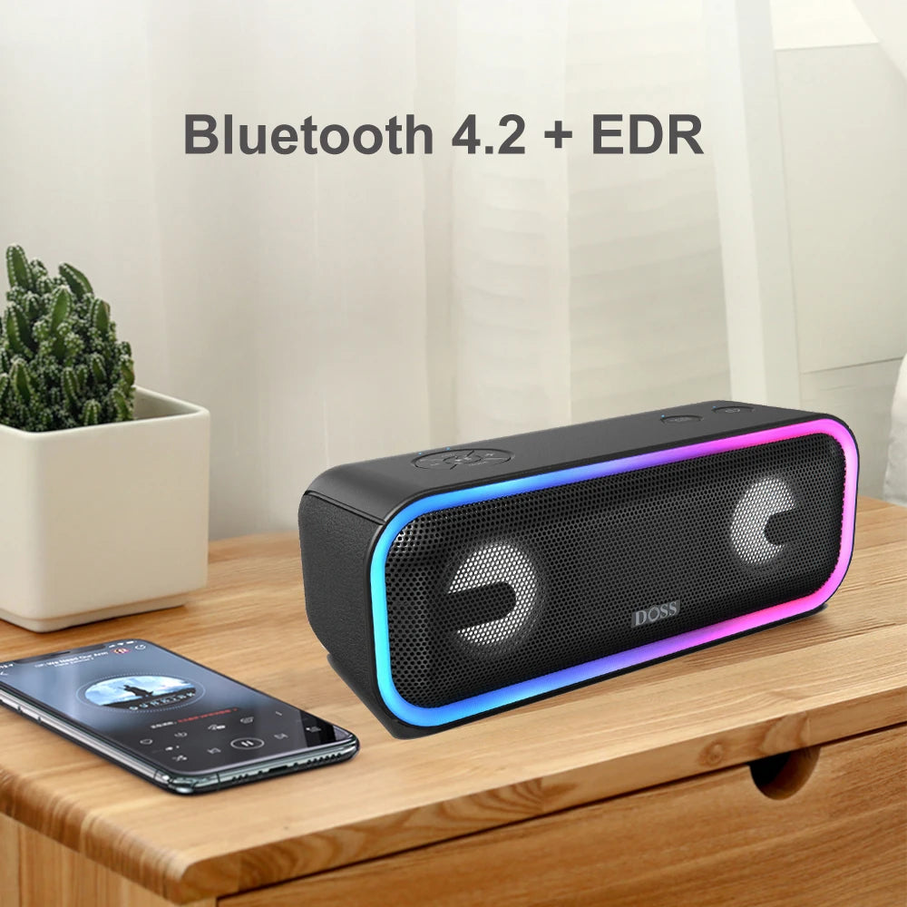 24W Wireless Bluetooth Speaker | Deep Bass, Waterproof, AUX/Bluetooth, 2-Channel, Battery