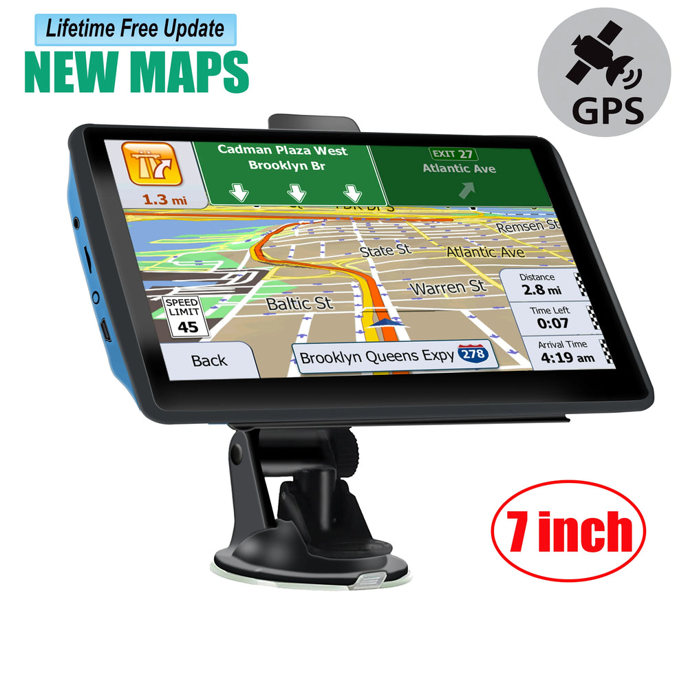 7" GPS Navigation 8GB | Touch Screen, FM, Multiple Maps