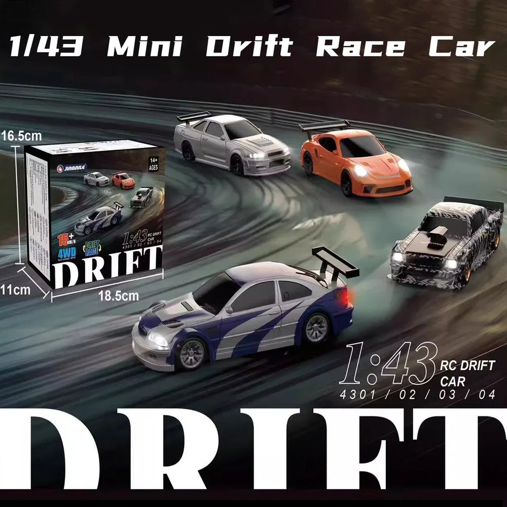 SMODELF 2.4G RC Sports Car | 80m Range, Lithium Battery, Metal/Plastic