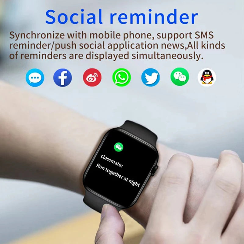 Smart Watch S9 Pro 2.01 Full Touch Bluetooth | Fitness Tracker, Remote Control