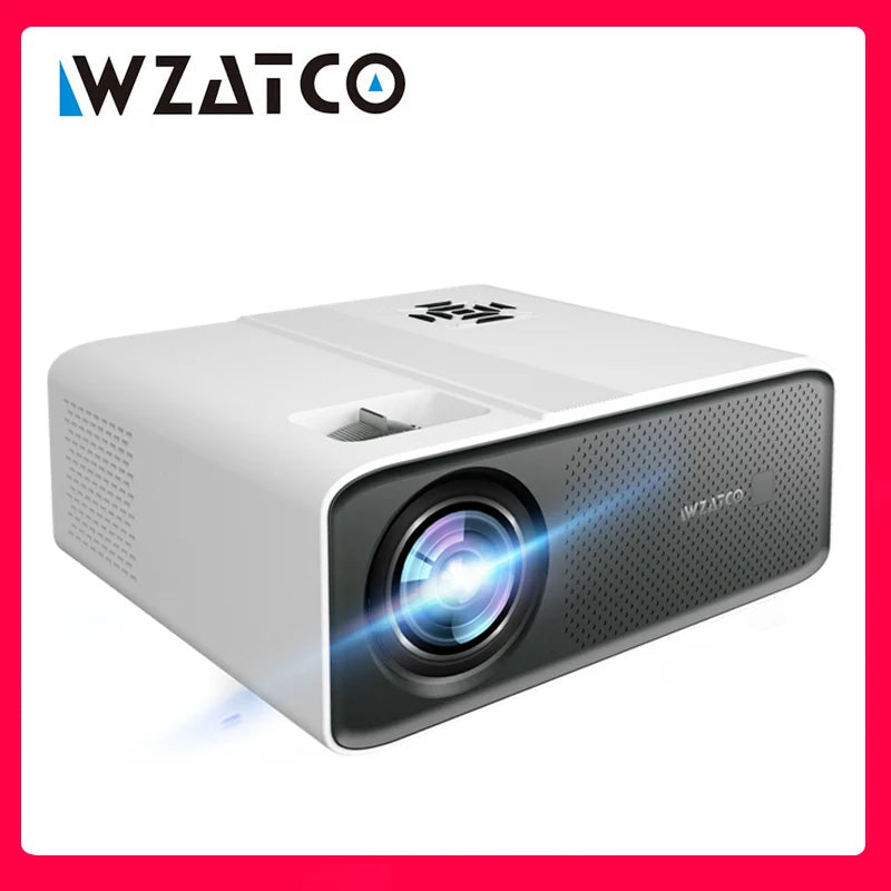 WZATCO C5 Full HD 1080P LED Projector | 5000 Lumens, 40-200 Inch
