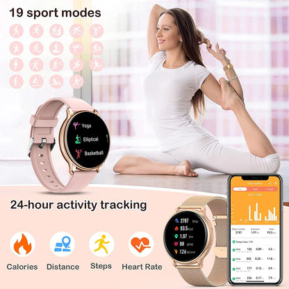 WEEDOM Custom Dial Bluetooth Call Smart Watch | Fitness Tracker, Remote Control