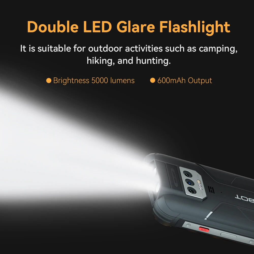 Cubot KingKong Power Rugged Phone | 6.5 inch FHD+, Waterproof, 48MP, 33W