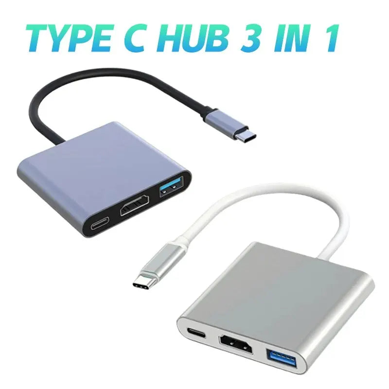 USB-C Hub Docking Station - Multi-Port Type-C Adapter