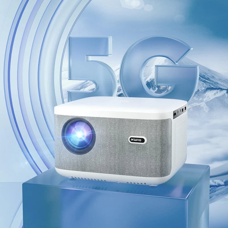WZATCO A20 Digital Focus Full HD Projector | 6000 Lumens, Bluetooth