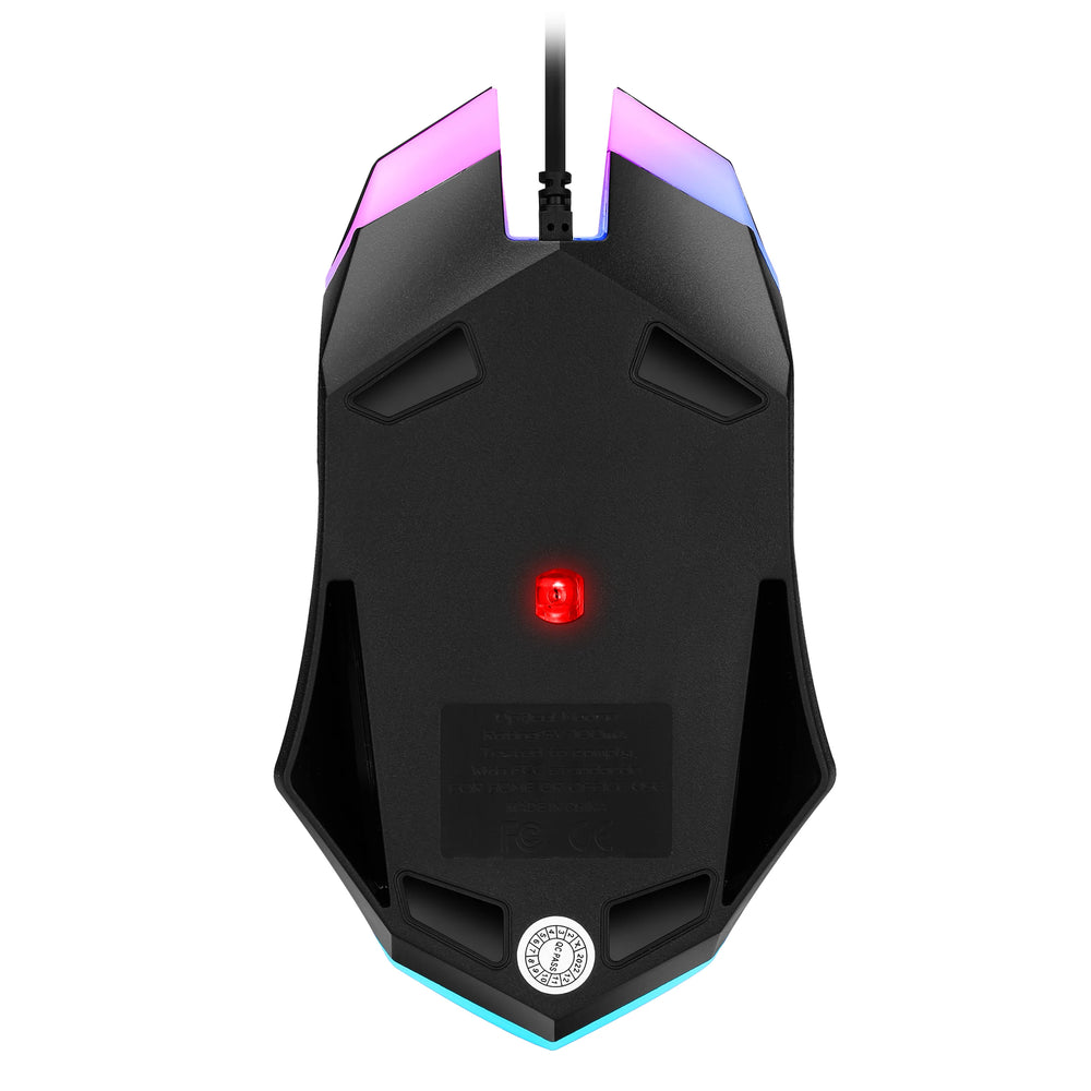 Colorful F1 Wired USB Mouse - 3-Button Ergonomic Design