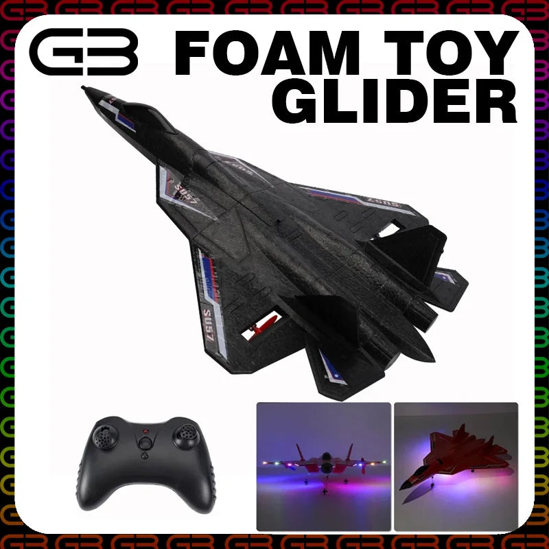 SU-57 RC Foam Aircraft | 2.4G Radio Control, Durable Foam