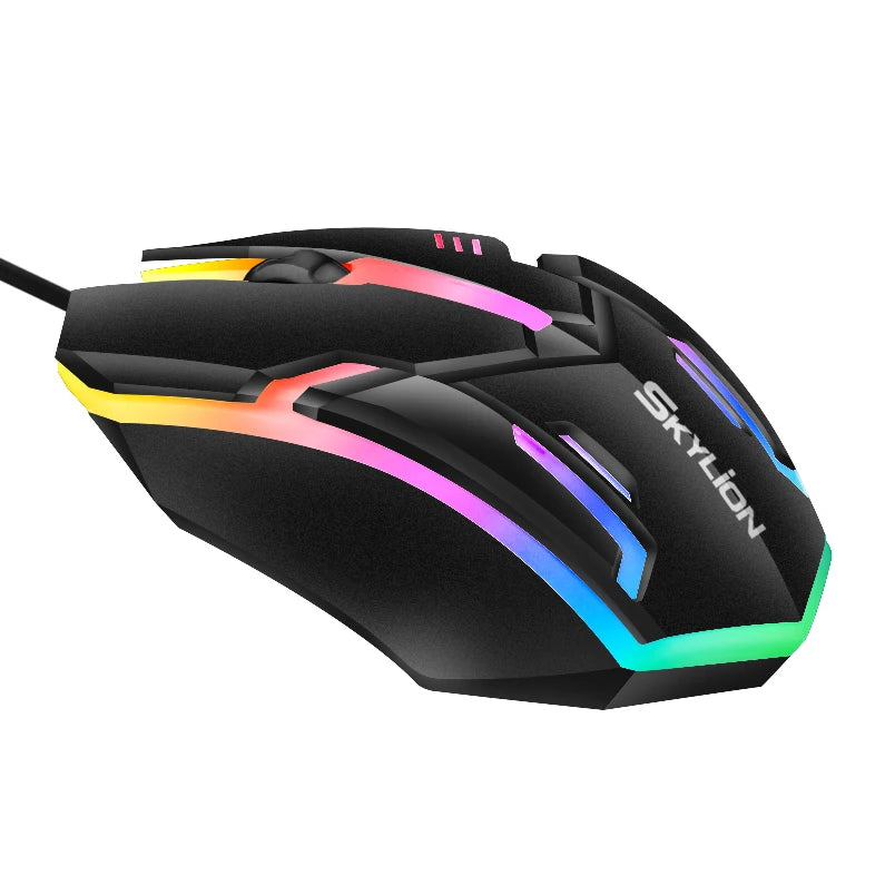 Colorful F1 Wired USB Mouse - 3-Button Ergonomic Design