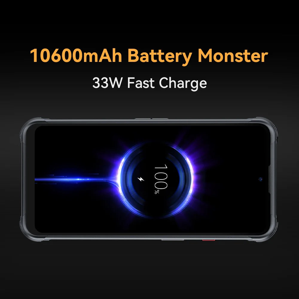 Cubot KingKong Power Rugged Phone | 6.5 inch FHD+, Waterproof, 48MP, 33W