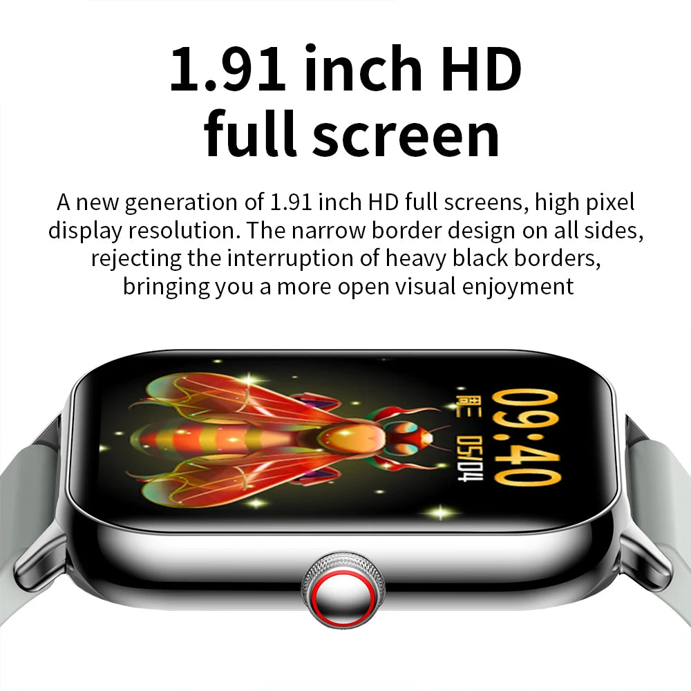 KUMI KU6 Smart Watch | Fitness Tracker, Heart Rate, Android/iOS