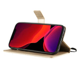 Solid Color PU Leather Case for iPhone | Magnetic, Card Pocket, Dual Layer