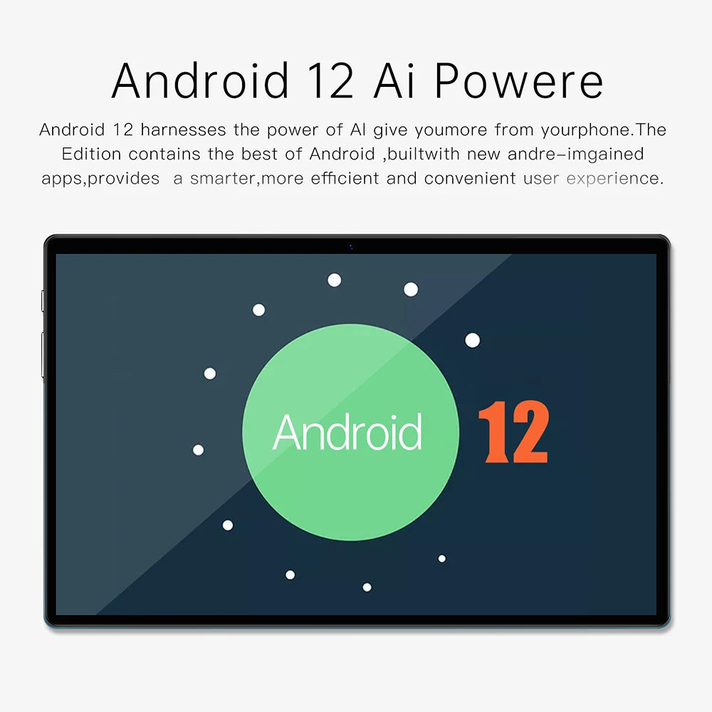 BDF P30 10.1" Tablet | Ultra Slim, 256GB, Dual Camera, Android 12