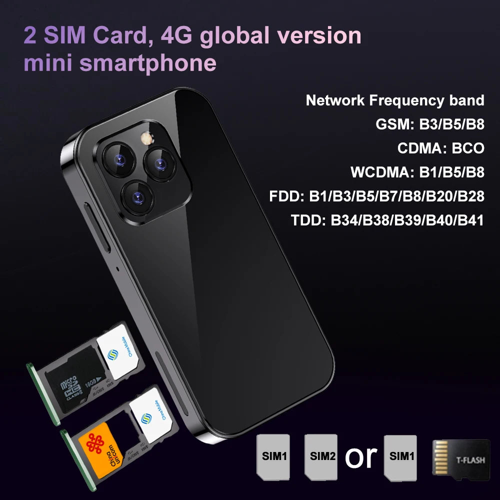 SERVO 15Pro 3 inch Mini Smartphone | 8MP Camera, Android, Fast Charging