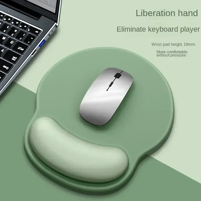 Ergonomic Mouse Pad with Wrist Rest - Premium Silicone Support
