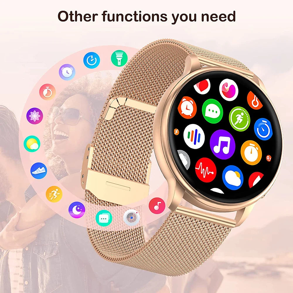 WEEDOM Custom Dial Bluetooth Call Smart Watch | Fitness Tracker, Remote Control