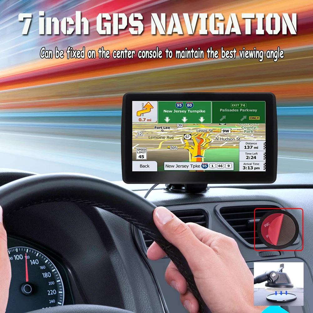7" GPS Navigation 8GB | Touch Screen, FM, Multiple Maps