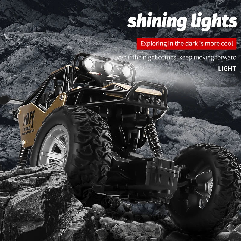 RC Car with LED Lights | Radio Remote Control, Lithium Battery