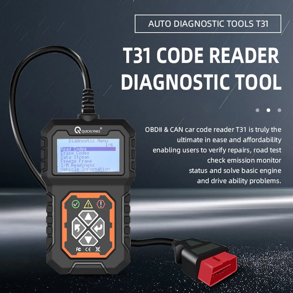 Professional Code Reader Scanner | OBD2, Diagnostic Tool