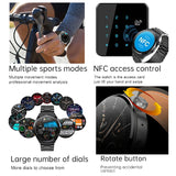 GT3 Pro Bluetooth Smart Watch | NFC, Heart Rate, Blood Pressure, 1.36 inch