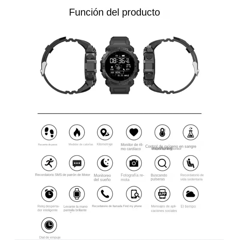 Bluetooth Waterproof Smart Watch with Pedometer