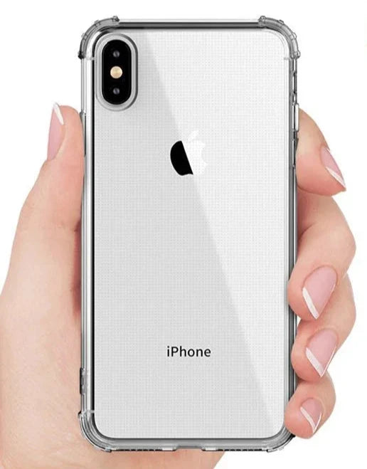 Shockproof Bumper Transparent Silicone Phone Case For iPhone (Multi Options Available)