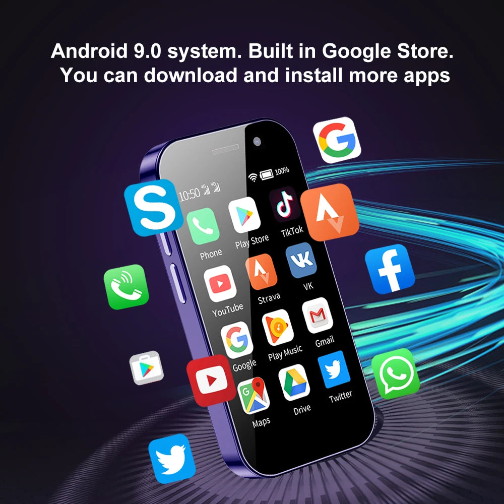 SERVO 15Pro 3 inch Mini Smartphone | 8MP Camera, Android, Fast Charging