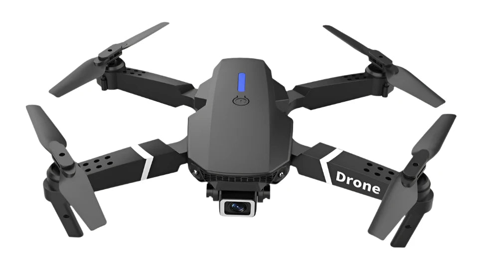 E88Pro 1080P HD Foldable RC Drone with Camera - 100m Range