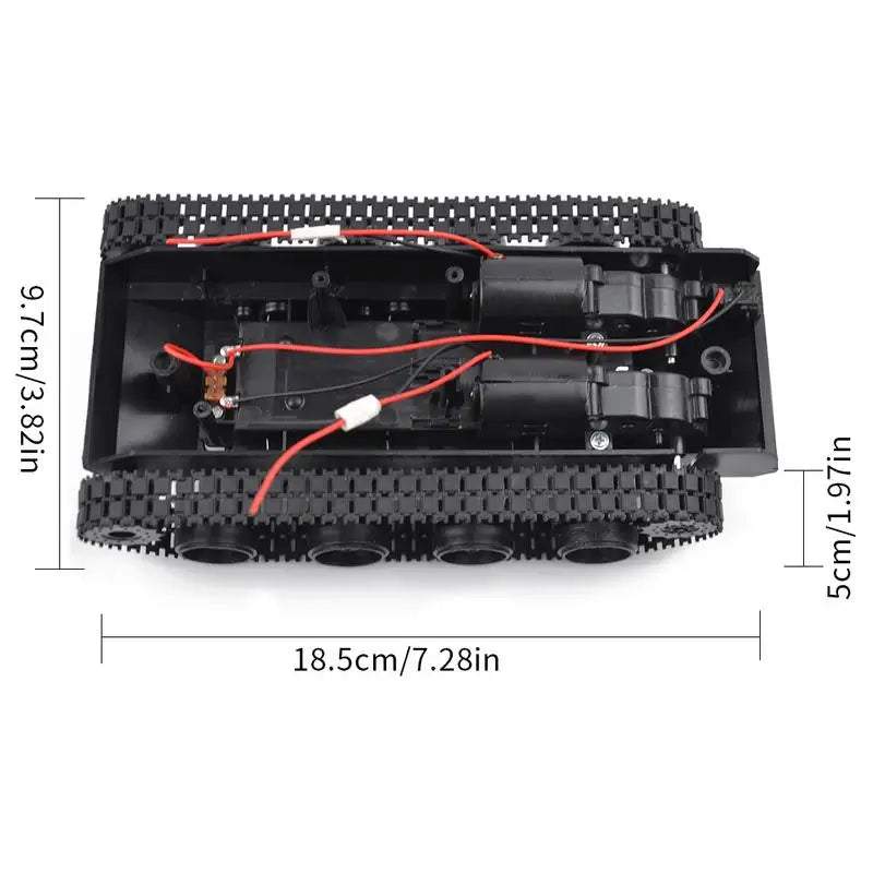 Smart RC Tank | 6-Channel, 30-40m Range, 35-40min Runtime